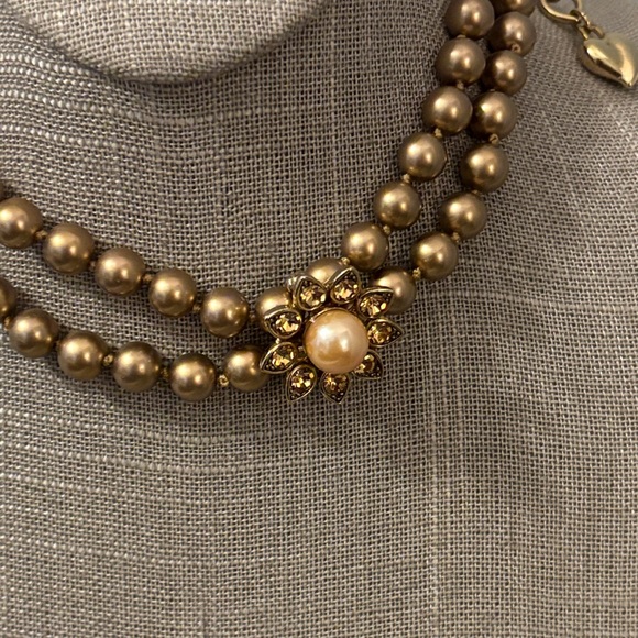 Carolee Gold Double Strand Necklace - Picture 5 of 8